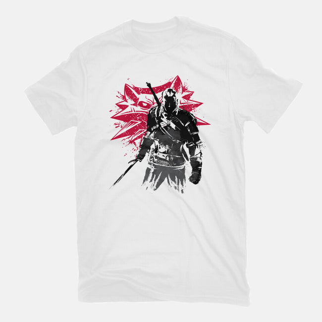 The Witcher Sumi-e-mens long sleeved tee-DrMonekers