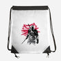 The Witcher Sumi-e-none drawstring bag-DrMonekers