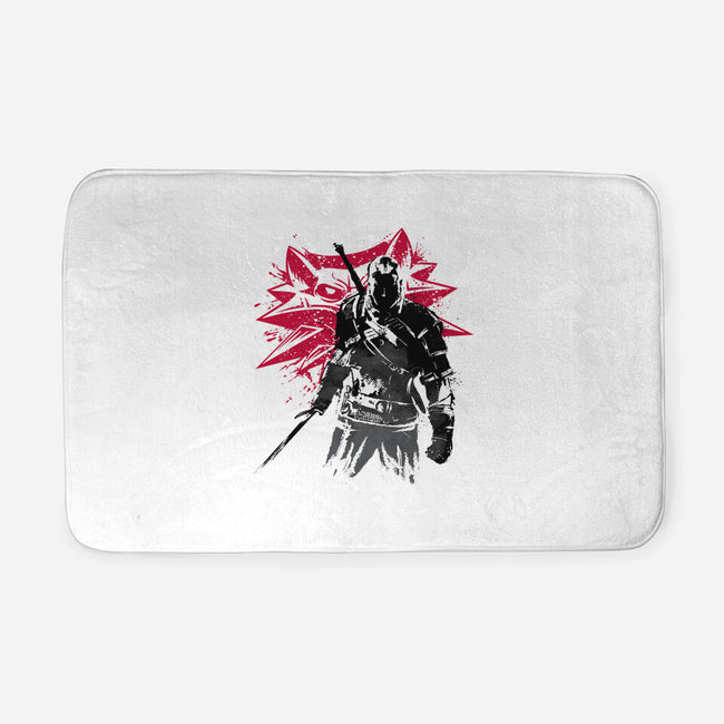 The Witcher Sumi-e-none memory foam bath mat-DrMonekers