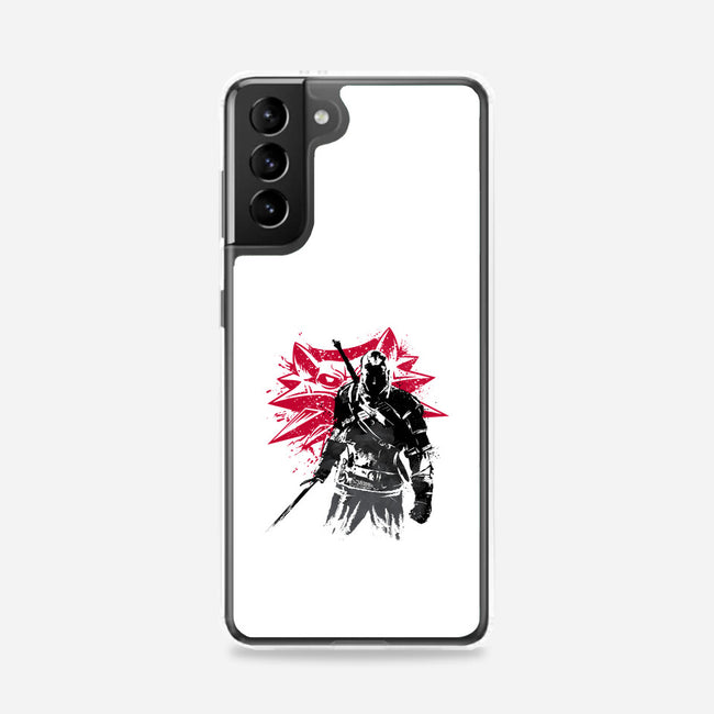 The Witcher Sumi-e-samsung snap phone case-DrMonekers