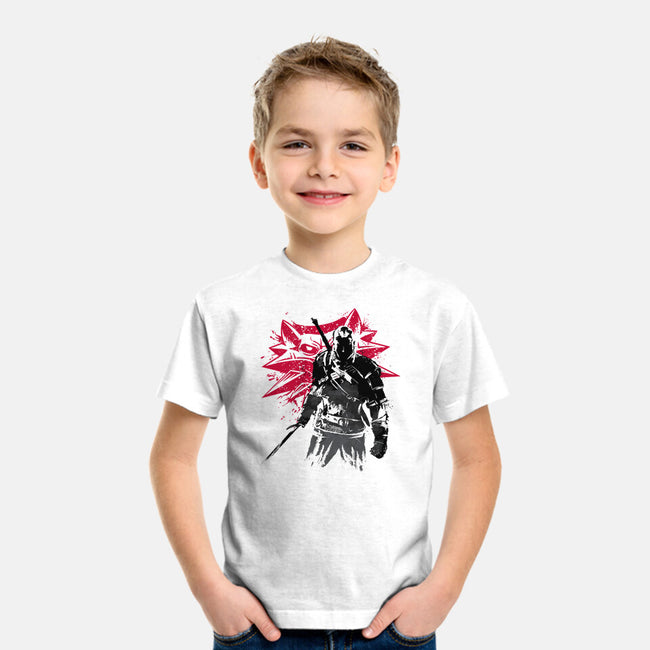 The Witcher Sumi-e-youth basic tee-DrMonekers