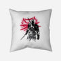 The Witcher Sumi-e-none removable cover w insert throw pillow-DrMonekers