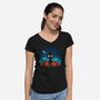 The Witch's Familiar-womens v-neck tee-Ruwah