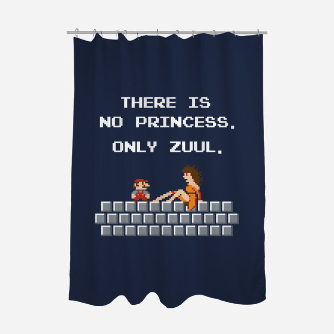There Is No Princess-none polyester shower curtain-mikehandyart