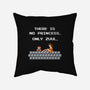 There Is No Princess-none non-removable cover w insert throw pillow-mikehandyart