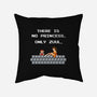 There Is No Princess-none removable cover w insert throw pillow-mikehandyart