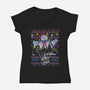 There Is No Santa, Only Zuul!-womens v-neck tee-DJKopet