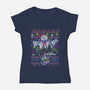 There Is No Santa, Only Zuul!-womens v-neck tee-DJKopet