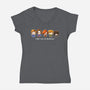 There Was No Breakfast-womens v-neck tee-SuperEmoFriends
