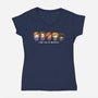 There Was No Breakfast-womens v-neck tee-SuperEmoFriends