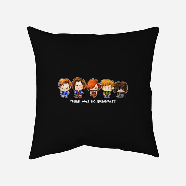 There Was No Breakfast-none removable cover w insert throw pillow-SuperEmoFriends