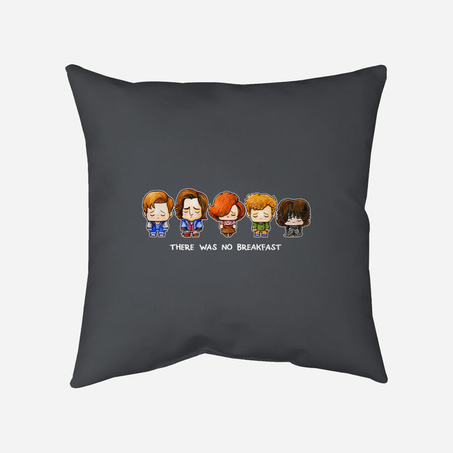 There Was No Breakfast-none removable cover w insert throw pillow-SuperEmoFriends