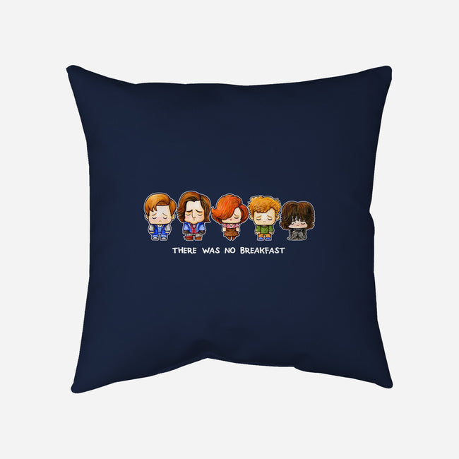 There Was No Breakfast-none removable cover w insert throw pillow-SuperEmoFriends