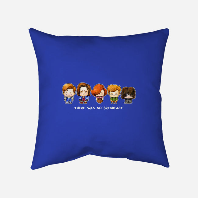 There Was No Breakfast-none removable cover w insert throw pillow-SuperEmoFriends
