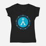 There's No Place Like Home-womens v-neck tee-stepone7
