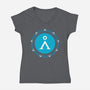 There's No Place Like Home-womens v-neck tee-stepone7
