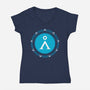 There's No Place Like Home-womens v-neck tee-stepone7