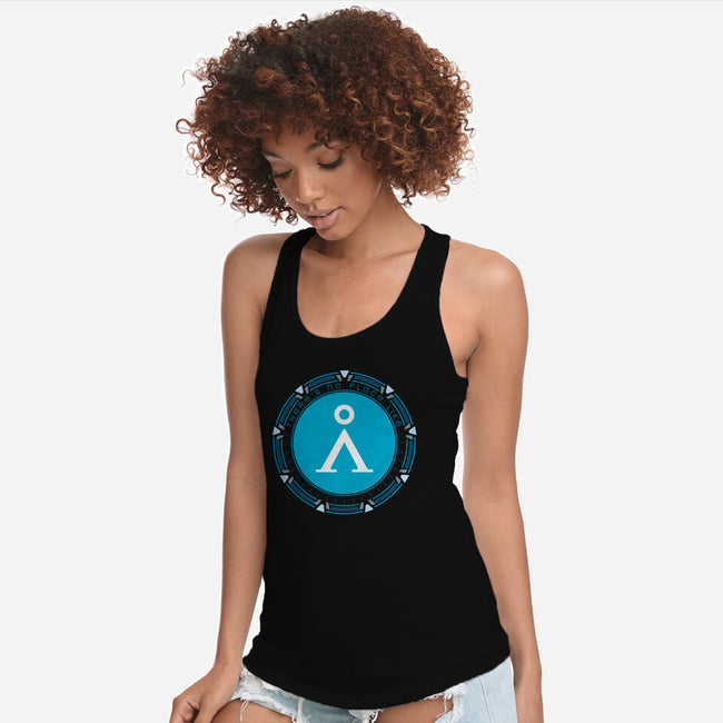 There's No Place Like Home-womens racerback tank-stepone7