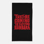 They're Coming to Get You-none beach towel-pufahl