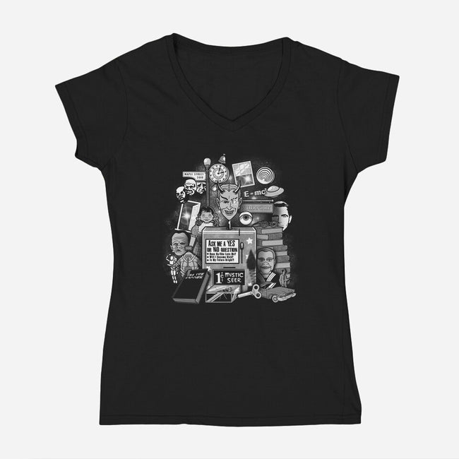 Things from the Zone-womens v-neck tee-Arinesart