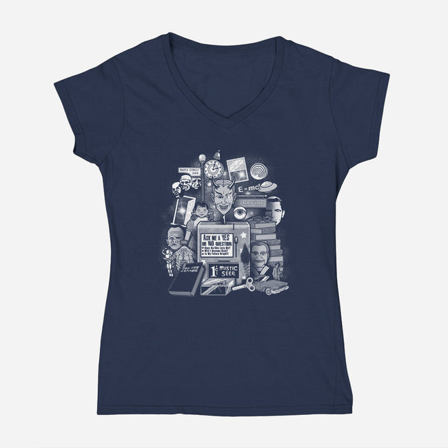 Things from the Zone-womens v-neck tee-Arinesart