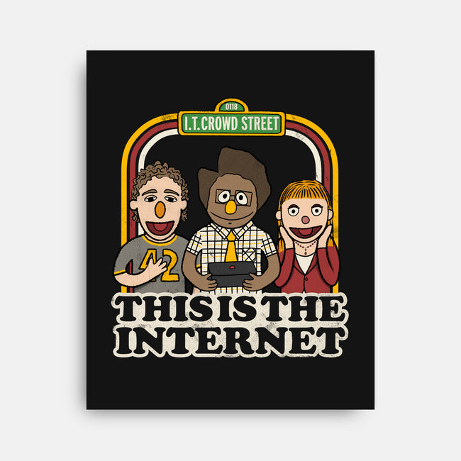This is The Internet-none stretched canvas-LiRoVi
