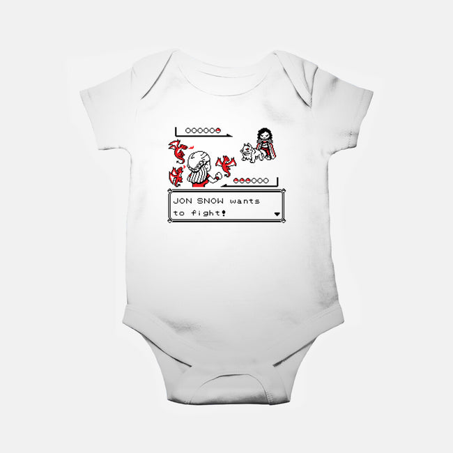 Throne Battle-baby basic onesie-Italiux