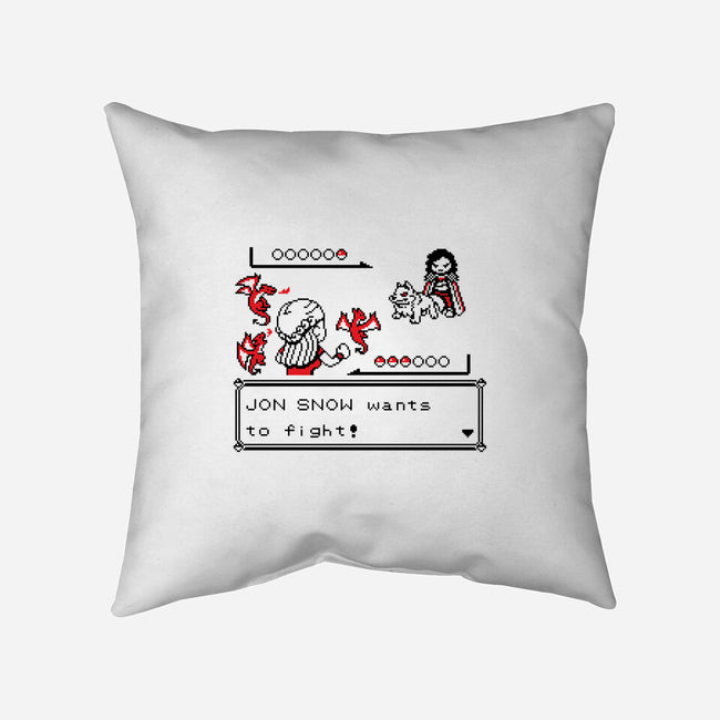 Throne Battle-none removable cover w insert throw pillow-Italiux
