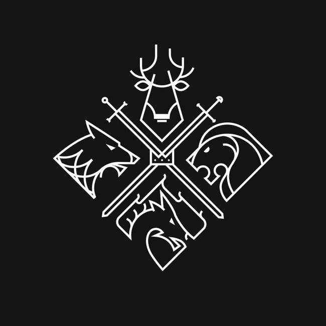 Throne Houses-womens v-neck tee-spike00