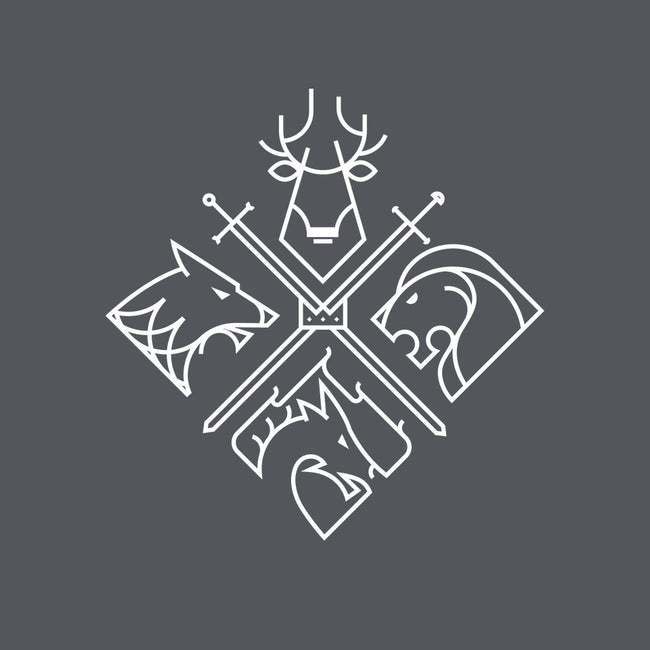 Throne Houses-womens v-neck tee-spike00
