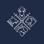 Throne Houses-womens v-neck tee-spike00