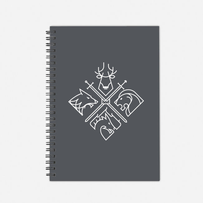 Throne Houses-none dot grid notebook-spike00