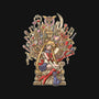Throne of Magic-womens v-neck tee-GillesBone