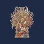 Throne of Magic-womens v-neck tee-GillesBone