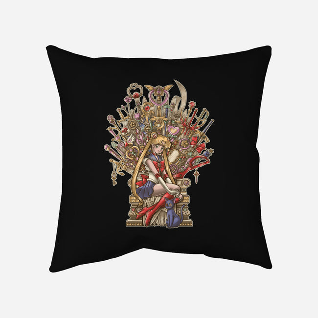 Throne of Magic-none removable cover w insert throw pillow-GillesBone