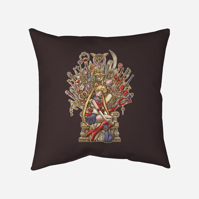 Throne of Magic-none removable cover w insert throw pillow-GillesBone