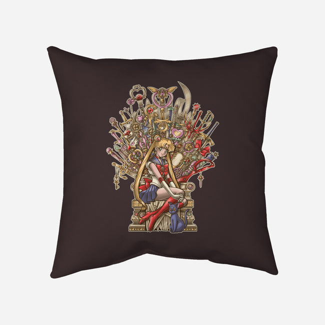 Throne of Magic-none removable cover throw pillow-GillesBone