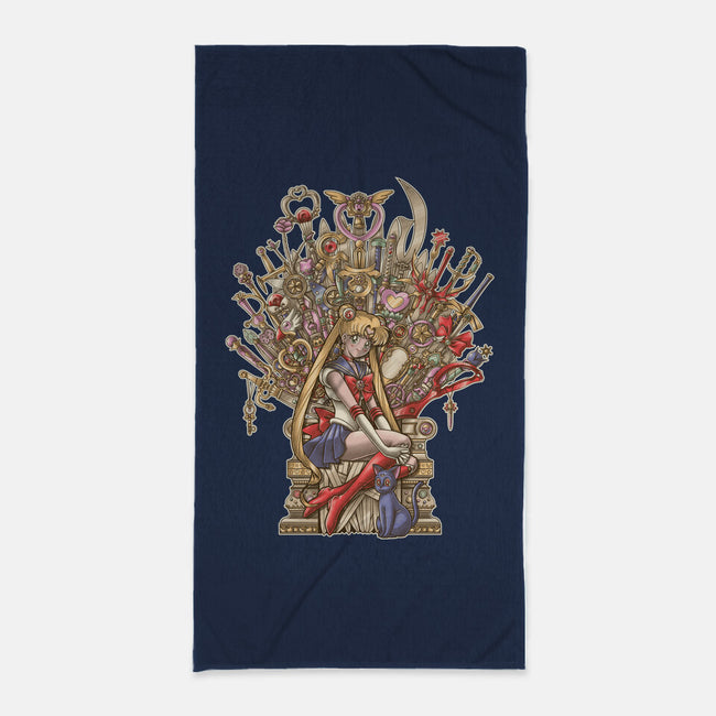 Throne of Magic-none beach towel-GillesBone