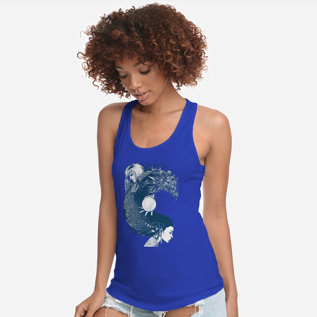 Through Dangers Untold-womens racerback tank-JeffStokely