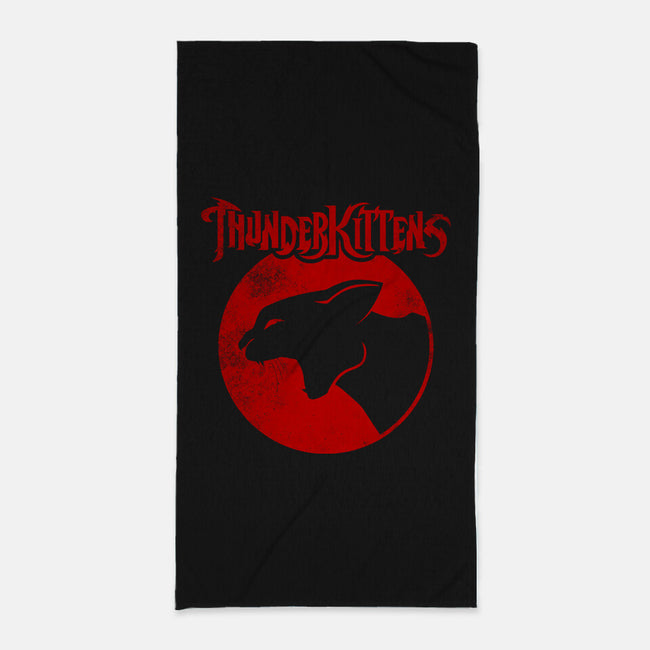 ThunderKittens-none beach towel-Robin Hxxd