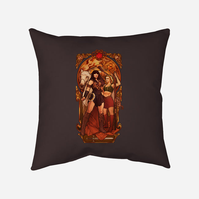 Ties That Bind-none removable cover w insert throw pillow-MeganLara