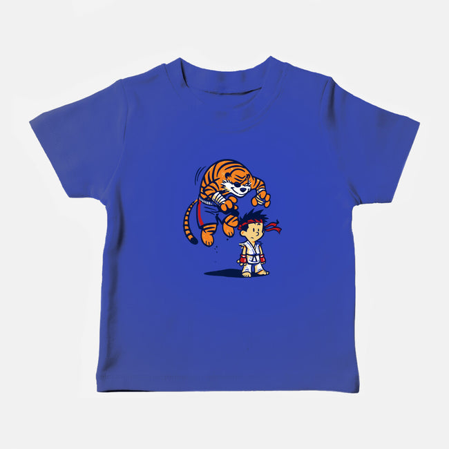 Tiger!-baby basic tee-WinterArtwork