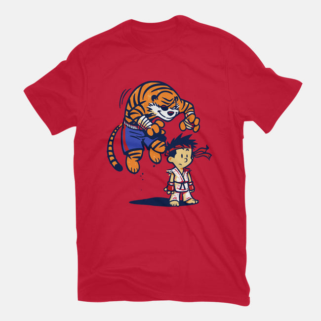 Tiger!-womens fitted tee-WinterArtwork