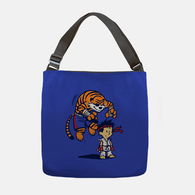 Tiger!-none adjustable tote bag-WinterArtwork
