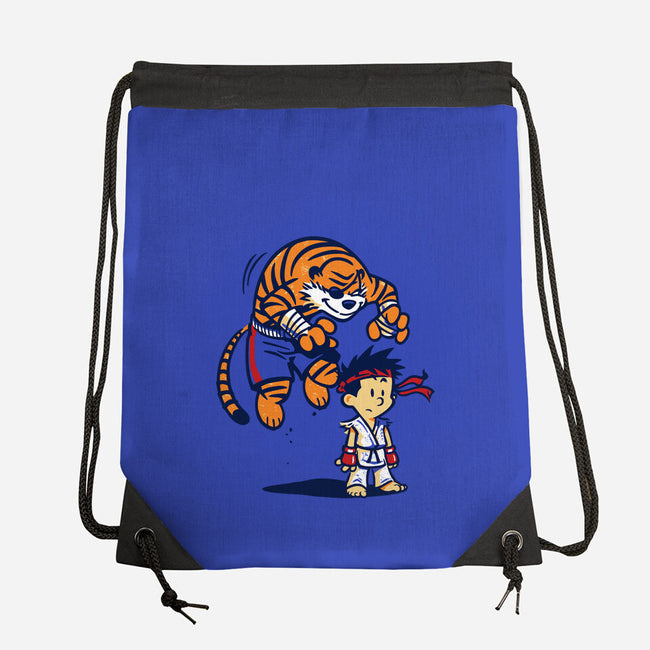 Tiger!-none drawstring bag-WinterArtwork