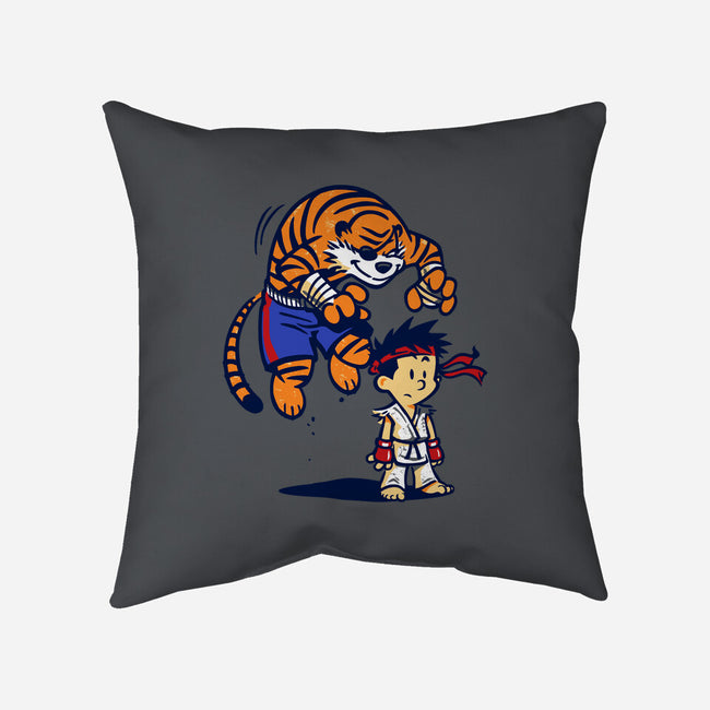 Tiger!-none removable cover w insert throw pillow-WinterArtwork