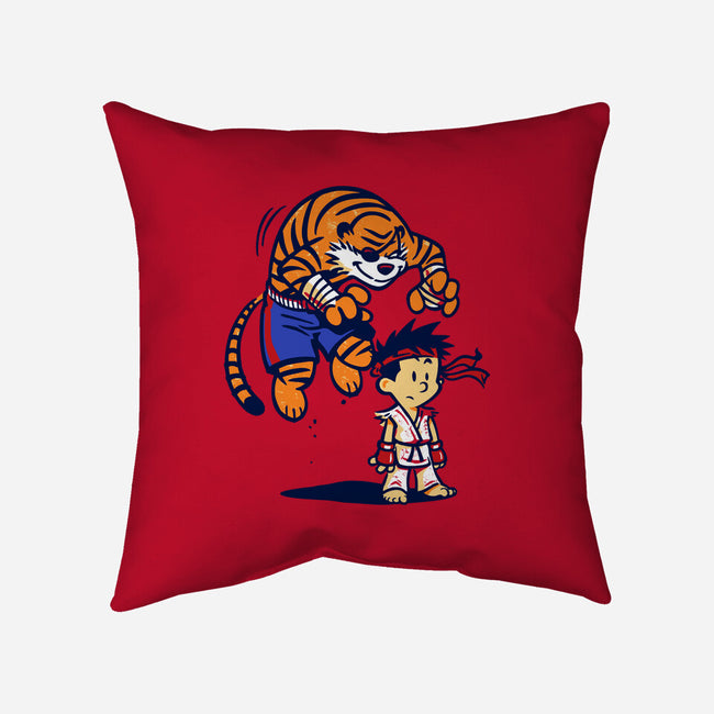 Tiger!-none removable cover w insert throw pillow-WinterArtwork