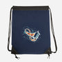 Time Loops-none drawstring bag-Licunatt