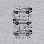 Time Machine Schematics-youth crew neck sweatshirt-elloco