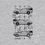 Time Machine Schematics-mens heavyweight tee-elloco